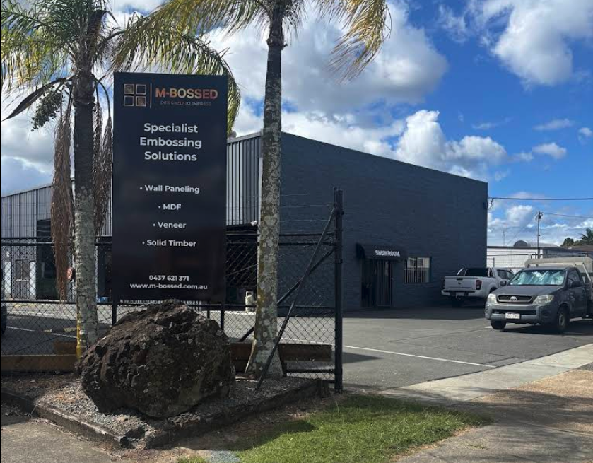 M-Bossed workshop and signage at Nerang, Gold Coast